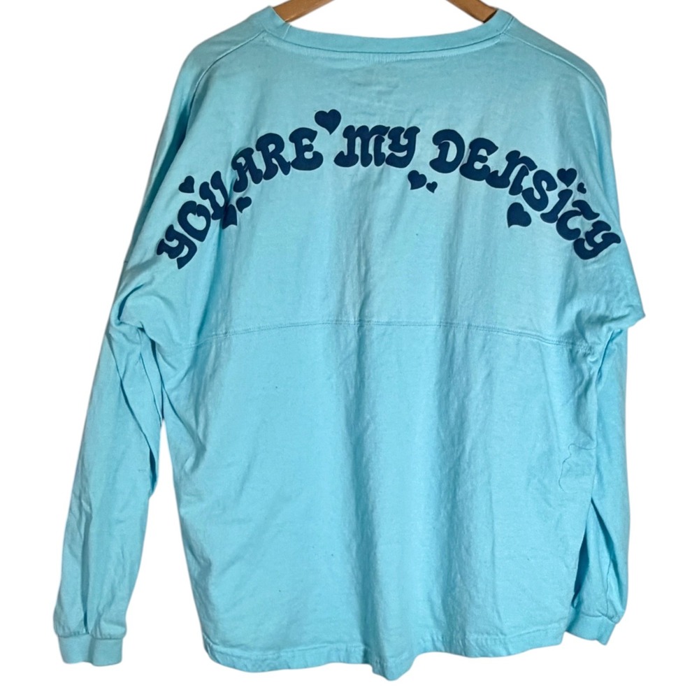 LootWear Women's Back To The Future You're My Density Long Sleeve Shirt Blue 2XL - Picture 4 of 5